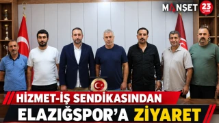 Hizmet-İş Sendikasından Elazığspor’a Ziyaret
