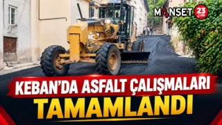 Keban’da Asfalt Çalışmaları Tamamlandı