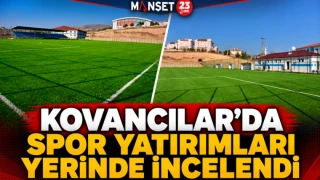 Kovancılar’da Spor Yatırımları Yerinde İncelendi