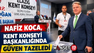 Nafiz Koca Kent Konseyi Başkanlığında Güven Tazeledi