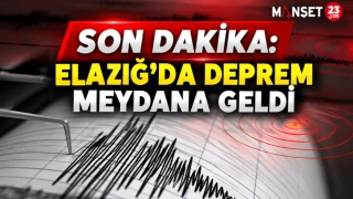 Son Dakika: Elazığ’da Deprem Meydana Geldi