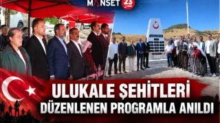 Ulukale Şehitleri Düzenlenen Programla Anıldı