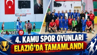 4. KAMU SPOR OYUNLARI ELAZIĞ’DA TAMAMLANDI