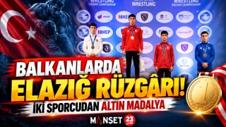 BALKANLARDA ELAZIĞ RÜZGÂRI! İKİ SPORCUDAN ALTIN MADALYA
