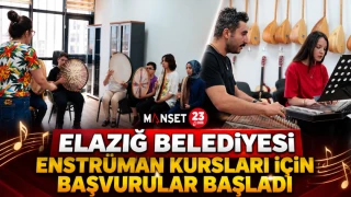 ELAZIĞ BELEDİYESİ ENSTRÜMAN KURSLARI İÇİN BAŞVURULAR BAŞLADI