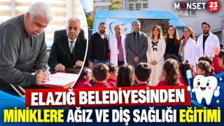 ELAZIĞ BELEDİYESİNDEN MİNİKLERE AĞIZ VE DİŞ SAĞLIĞI EĞİTİMİ
