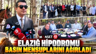 ELAZIĞ HİPODROMU BASIN MENSUPLARINI AĞIRLADI