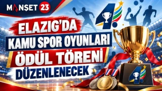 ELAZIĞ’DA KAMU SPOR OYUNLARI ÖDÜL TÖRENİ DÜZENLENECEK