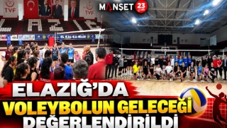 ELAZIĞ’DA VOLEYBOLUN GELECEĞİ DEĞERLENDİRİLDİ