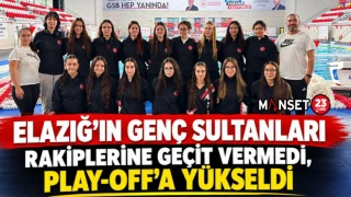 ELAZIĞ’IN GENÇ SULTANLARI RAKİPLERİNE GEÇİT VERMEDİ, PLAY-OFF’A YÜKSELDİ