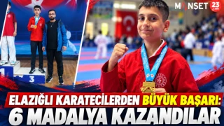 ELAZIĞLI KARATECİLERDEN BÜYÜK BAŞARI: 6 MADALYA KAZANDILAR