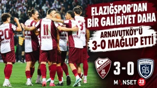 ELAZIĞSPOR’DAN BİR GALİBİYET DAHA: ARNAVUTKÖY’Ü 3-0 MAĞLUP ETTİ