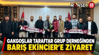 Gakgoşlar Taraftar Grup Derneğinden Barış Ekincier’e Ziyaret