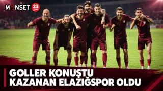 GOLLER KONUŞTU KAZANAN ELAZIĞSPOR OLDU