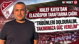 HALEF KAYA’DAN ELAZIĞSPOR TARAFTARINA ÇAĞRI: “TRİBÜNLERİ DOLDURALIM, TAKIMIMIZA GÜÇ VERELİM”