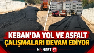 Keban’da Yol Ve Asfalt Çalışmaları Devam Ediyor