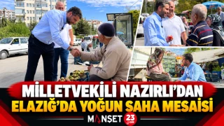 MİLLETVEKİLİ NAZIRLI’DAN ELAZIĞ’DA YOĞUN SAHA MESAİSİ