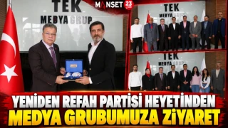YENİDEN REFAH PARTİSİ HEYETİNDEN MEDYA GRUBUMUZA ZİYARET
